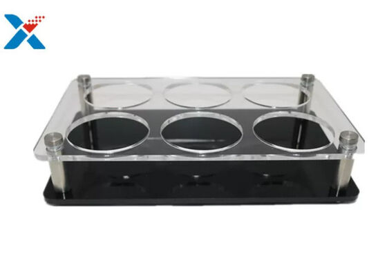 satın al 2mm Akrilik Yaprak Şeffaf 6 Delik Taş Taşıyıcısı online manufacture