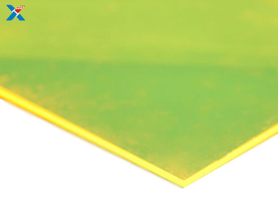satın al Floresan Yeşil Akrilik Yaprak 1220x2440mm Yüksek Yüzey Sertliği Perspex Panel Çevrimiçi üretim