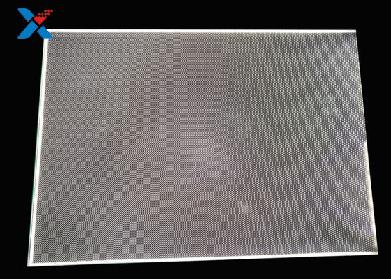 Şeffaf Perspex Döküm Akrilik Işık Kılavuzu Panel Lazer Nokta UV Baskı